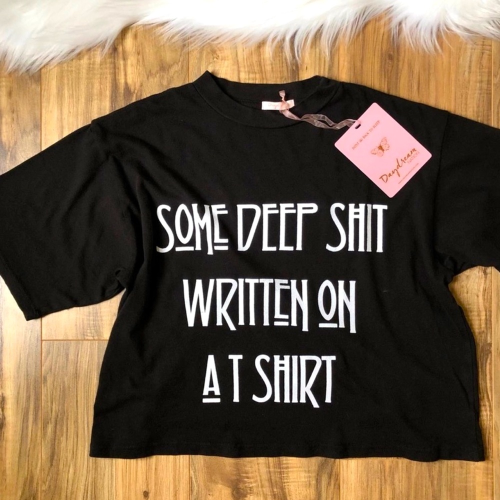 New Day Dream Nation Black & White ‘Deep Shit Tee’